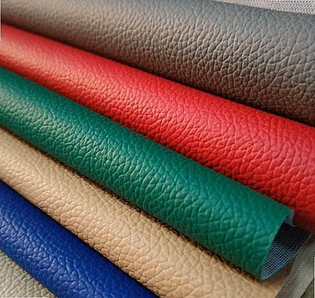 Faux Leather Fabric Upholstery Material Grained Vinyl Car Seat Heavy Leatherette