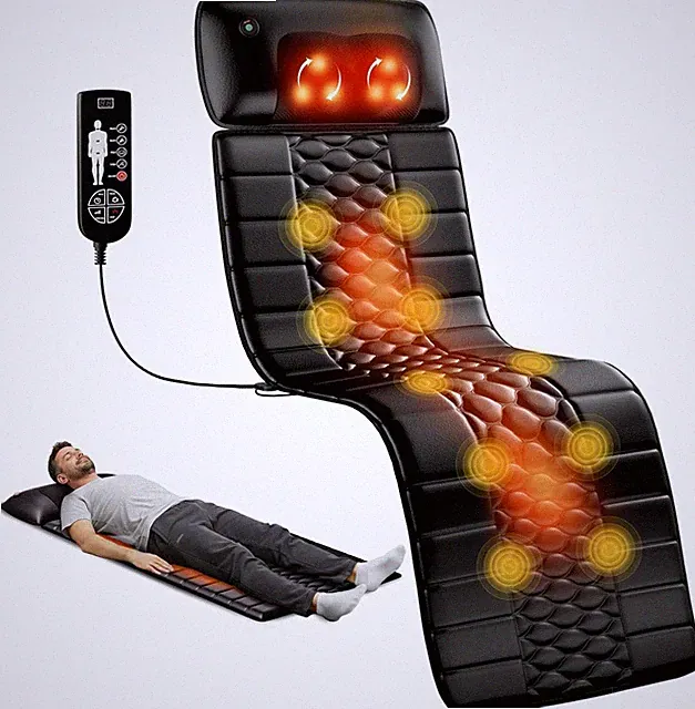 Full Body Massage Mat, Vibrating Mattress Pad, Bed Massager Mat, Massage Mats fo