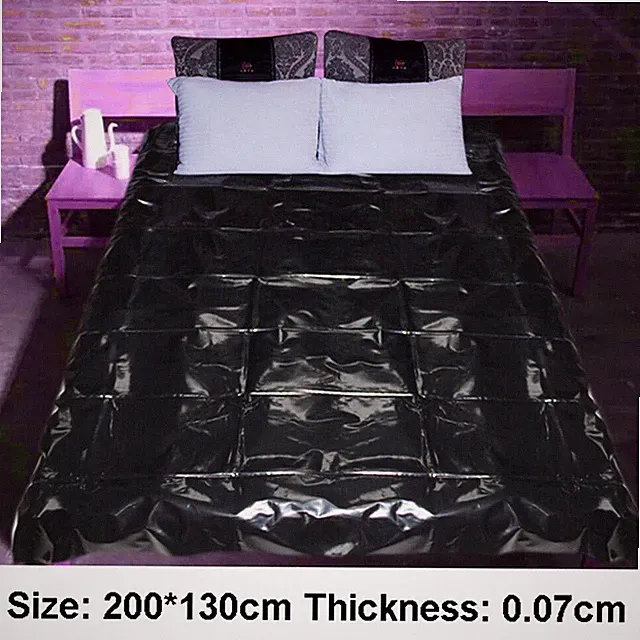 USA Full Size Waterproof PVC Bed Sheet for Wet Play Tool Bedding Sheet Couple