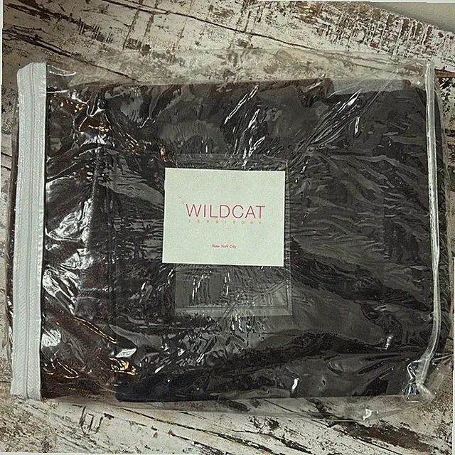 Wildcat Territory Terence Coll. Queen Bedskirt Style# 9786 Brown Faux Leather